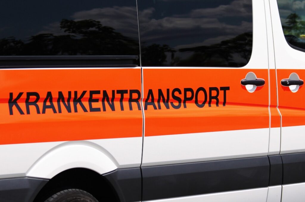 Krankenwagen Transport