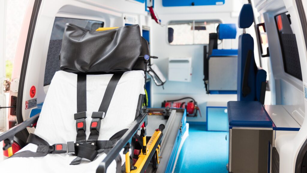 Einblick Rettungswagen