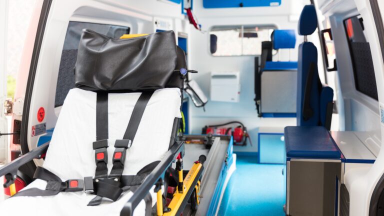 Einblick Rettungswagen